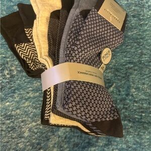 Perry Ellis Six Pack Men's Assorted Patterned Socks Size 7-12